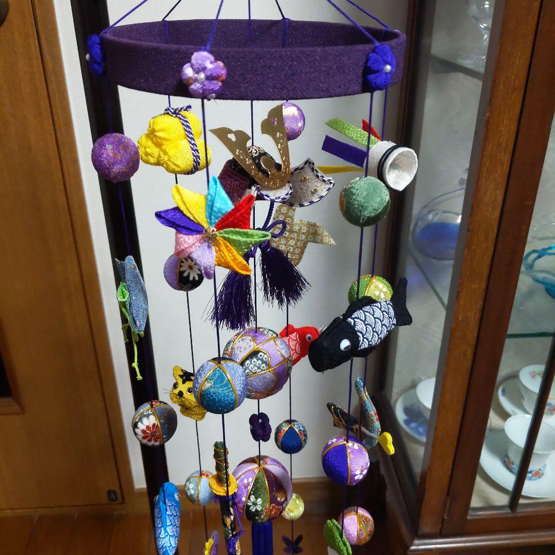 ちりめん細工　端午の節句下げ飾り(大)