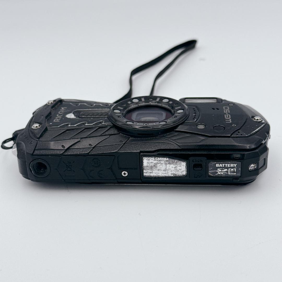 RICOH WG-50 防水・防塵・耐衝撃デジタルカメラ ブラック