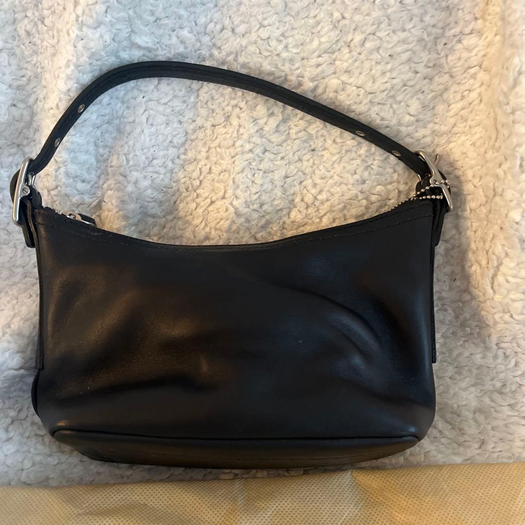 COACH コーチ ワンショルダーバッグ 黒 レザー 本革 ブラック