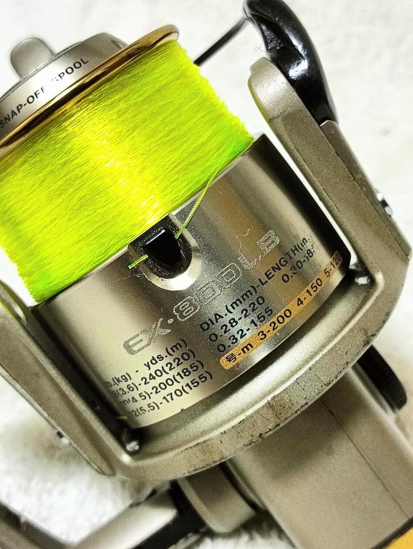 ダイワ最高峰スーパートーナメントEX800LBレバーブレーキリール！美品