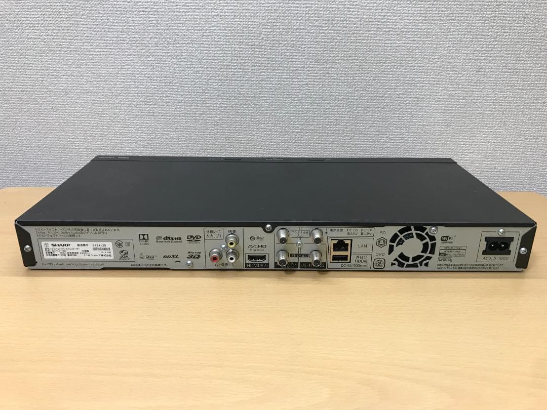 シャープ ブルーレイレコーダー 「BD-NT1000」 動作品