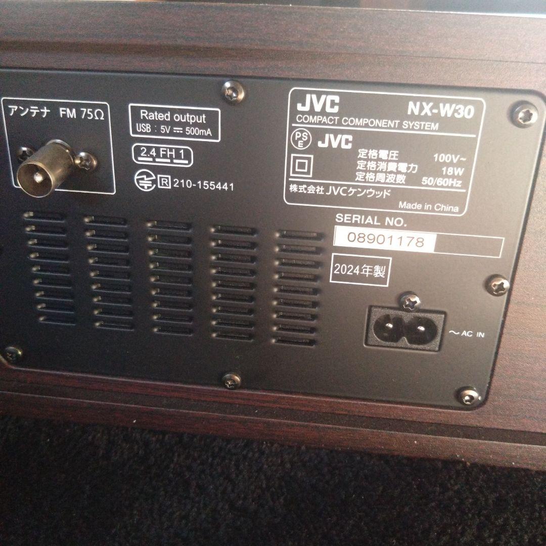 JVC NX-W30 ミニコンポ Bluetooth機能付き