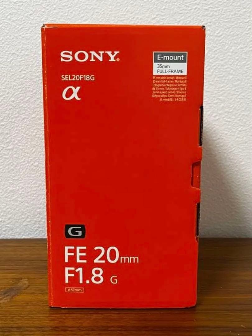 レンズ(単焦点) SONY FE 20mm F1.8 G FE20F18G