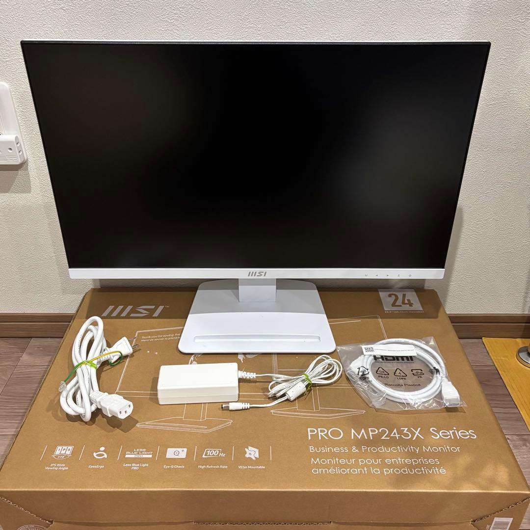 MSI　ゲーミングモニター 23.8型 /フルHDワイド　PRO MP243XW