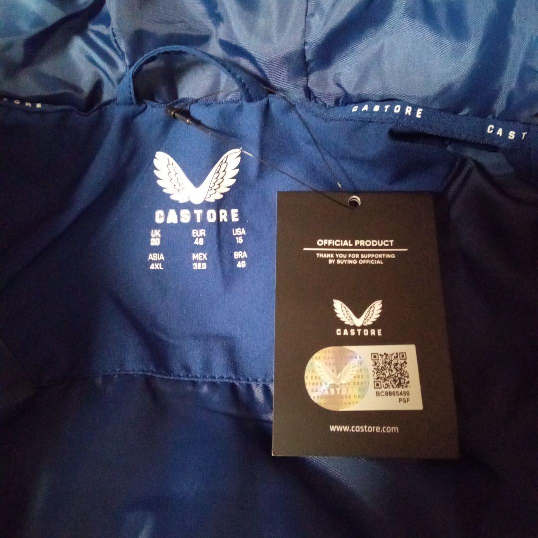 CASTORE カストレ レンジャーズ　ネイビー ベンチコート 新品未使用
