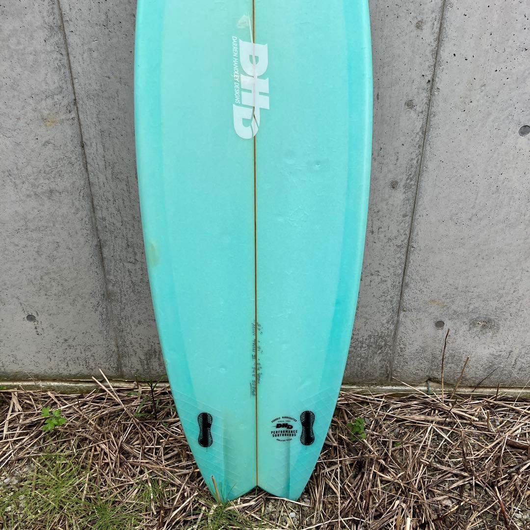 DHD mini twin2 5’9”ミントグリーン ショートボード