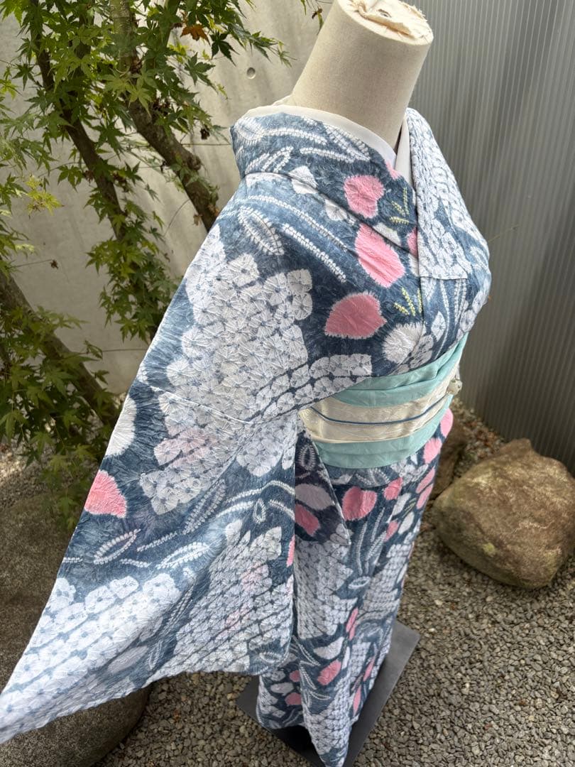 有松絞り浴衣♡スマイル♡ 休業中様