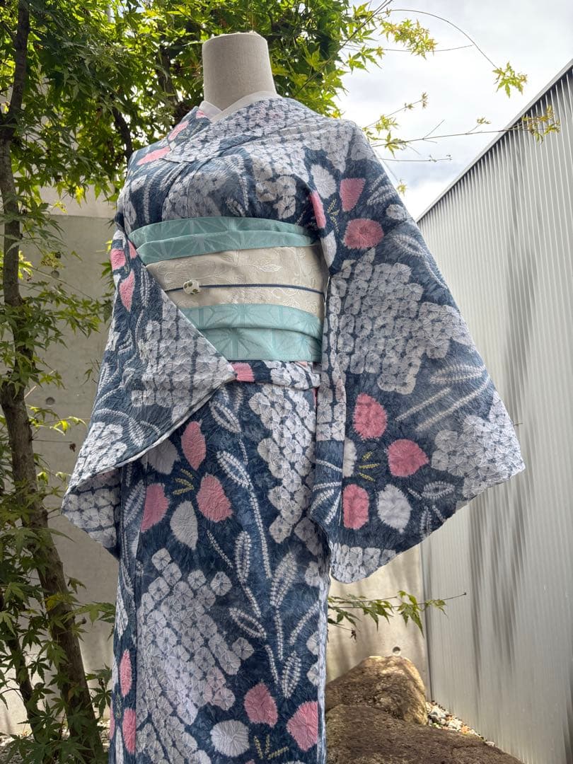 有松絞り浴衣♡スマイル♡ 休業中様
