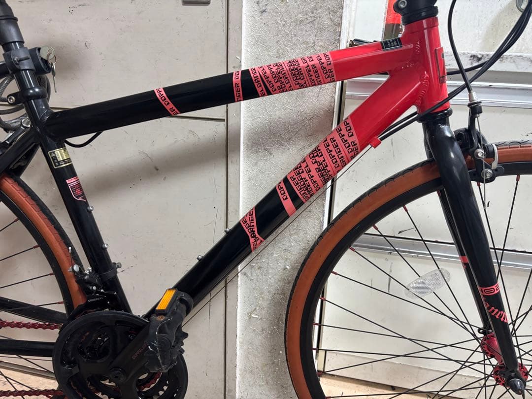 ドッペルギャンガー　クロスバイク ブラック✖︎レッド