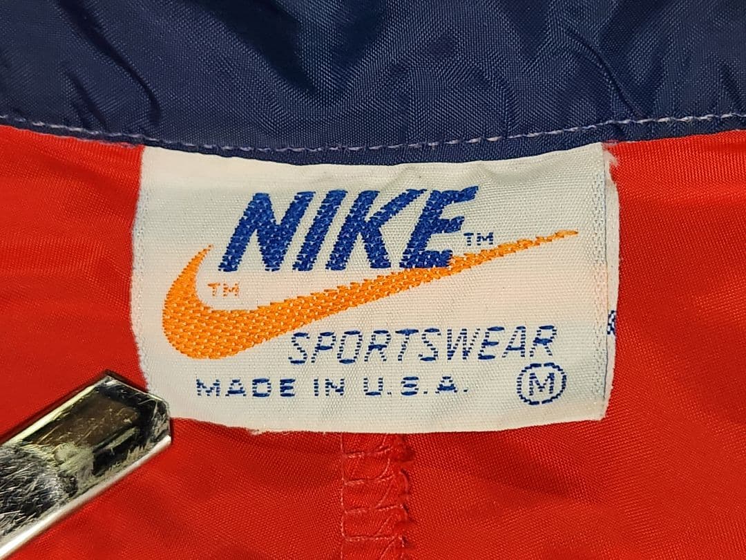 70s USA製 NIKEナイキ オレンジタグ アノラック ナイロンジャケットM