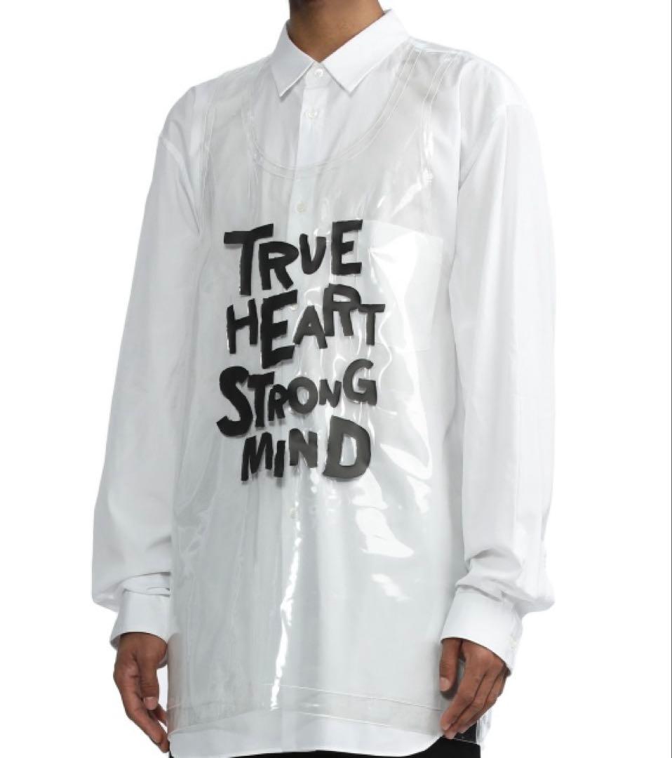 未使用タグ付き ブラックコムデギャルソン オーバーサイズ スローガンベスト S