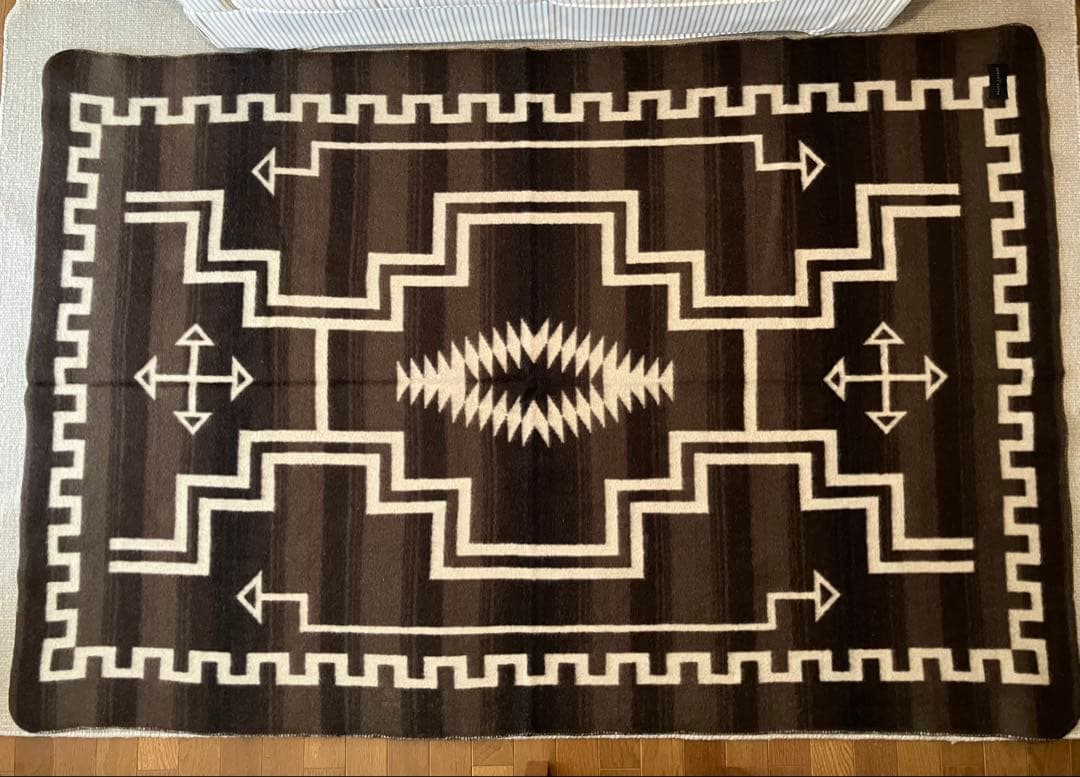 【希少❗️ヴィンテージ❗️】ラルフローレン・ナバホ柄ブランケット（シングルサイズ）