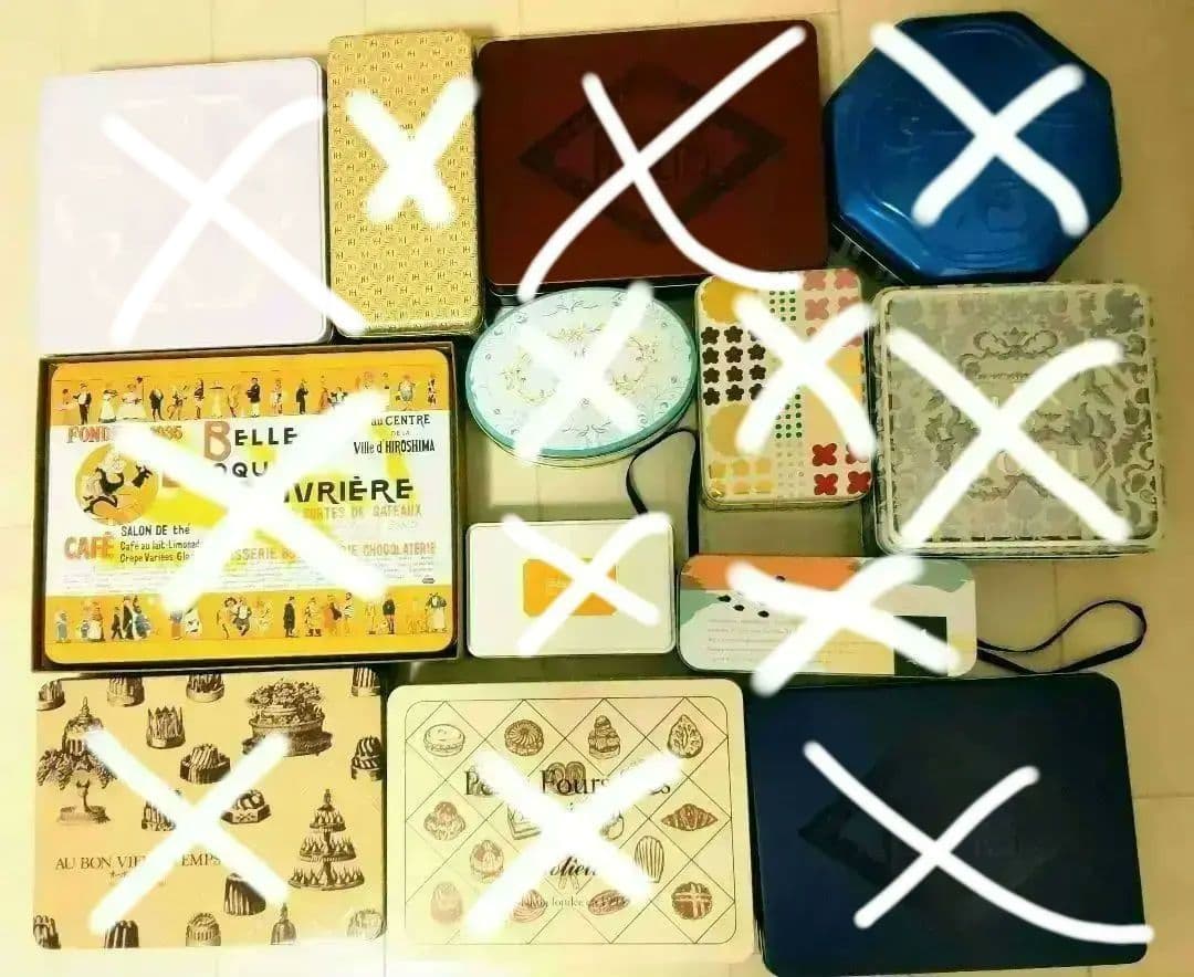 まとめ売り☆コレクション48缶★総額約20万☆有名クッキー缶 空缶★小物入れ