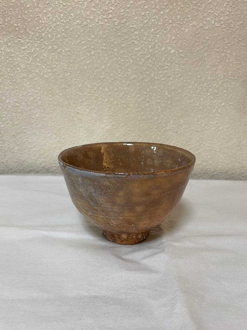 【お値下げ】萩焼宗家　十二代　坂倉新兵衛　萩茶碗　共箱　栞付き