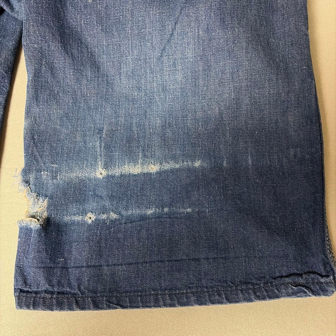 60s カーハート デニム オーバーオール エプロン付 ビンテージ ダブルニー