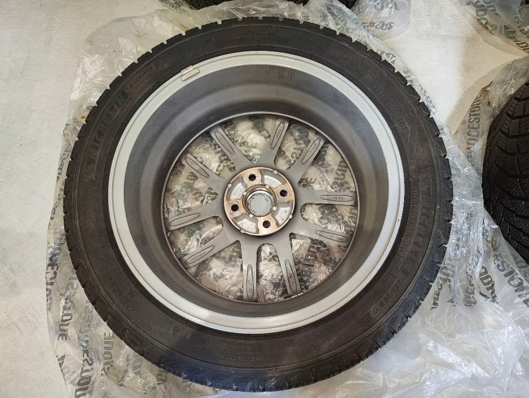 17インチ 日産純正ホイール・ミシュランスタッドレスタイヤセット