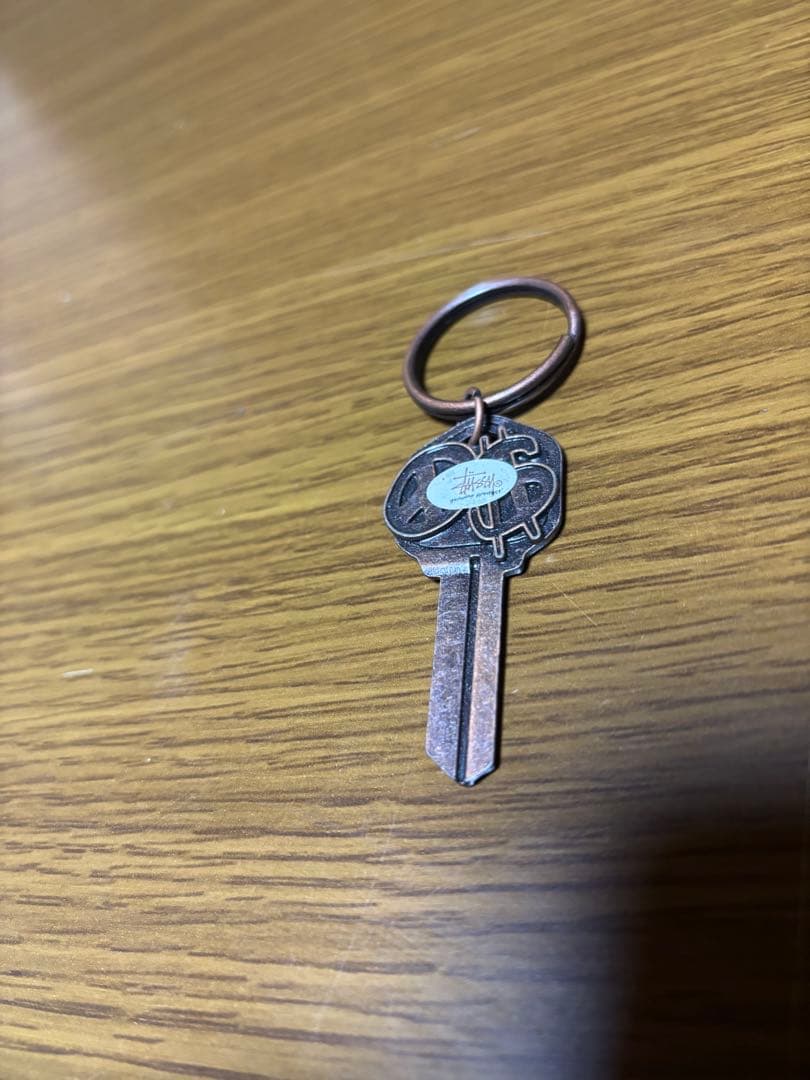 OLD STUSSY ブランクキー型　キーホルダー