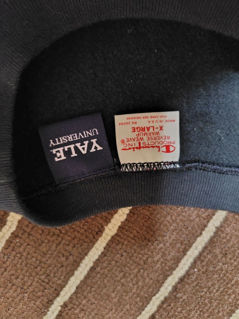 美品！　赤タグ Championリバースウィーブ ネイビースウェット　XL