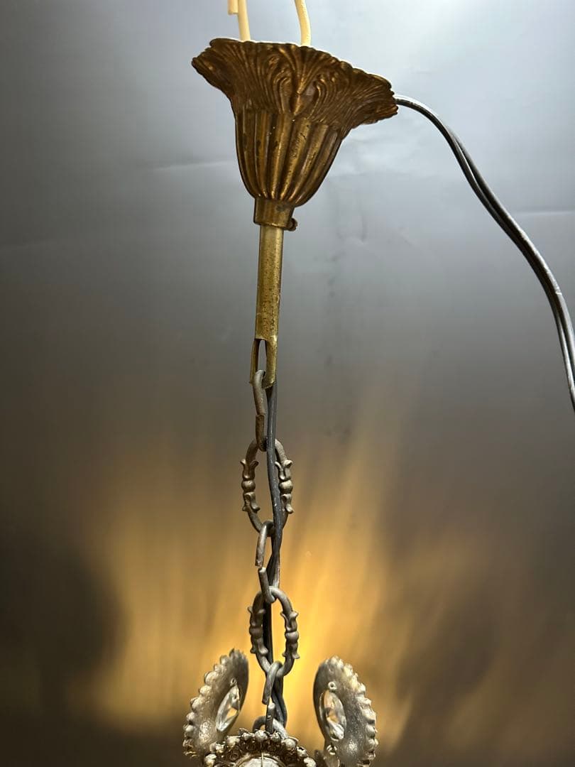 フランス製　アンティーク　エンパイヤシャンデリア