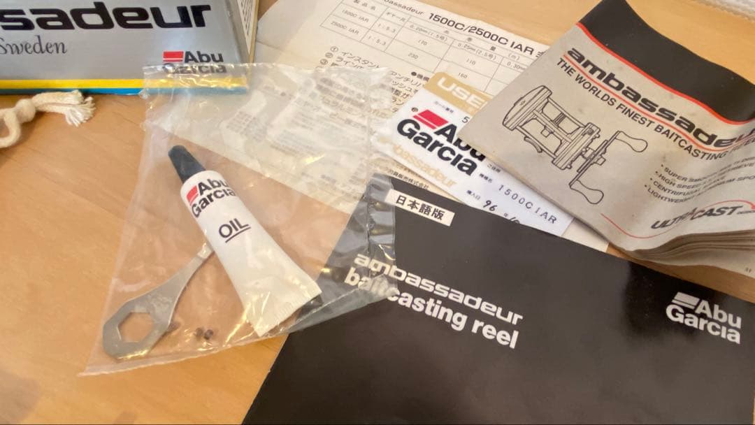 アブガルシア アブ ABU アンバサダー 1500C IAR 美品　箱、取説付き