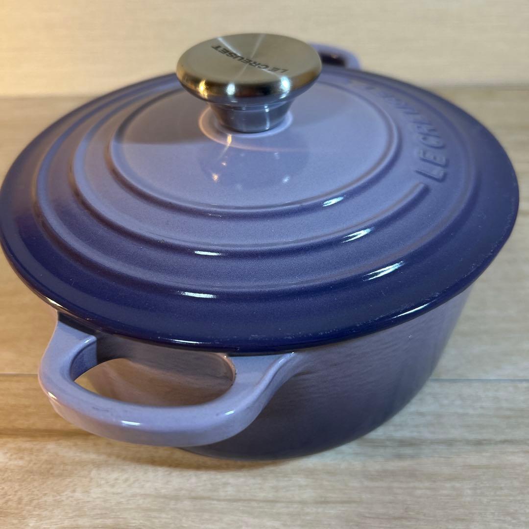 ルクルーゼ　ココットロンド　18cm ブルーベルパープル 両手鍋　鍋