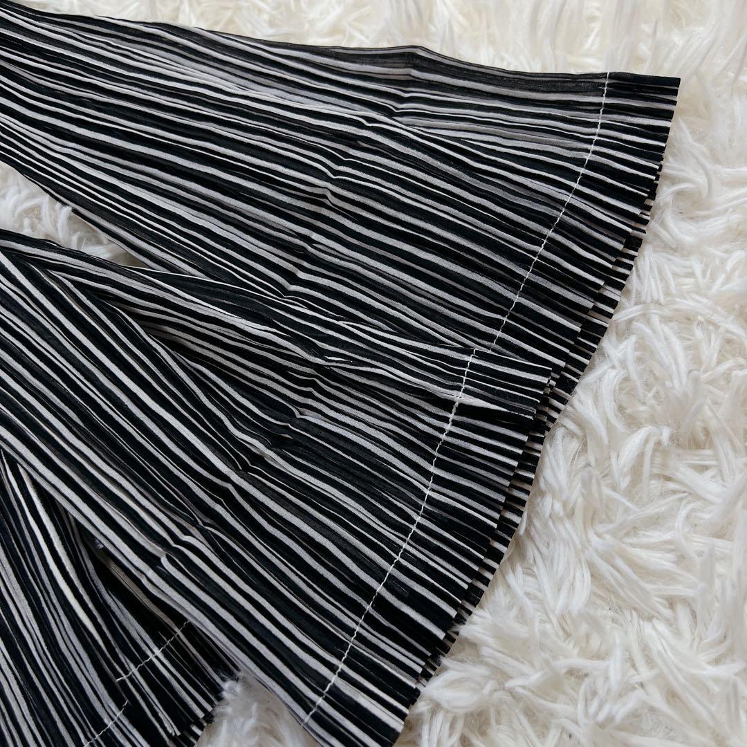 《美品✨希少》イッセイミヤケ プリーツシャツ ストライプ プリーツプリーズ