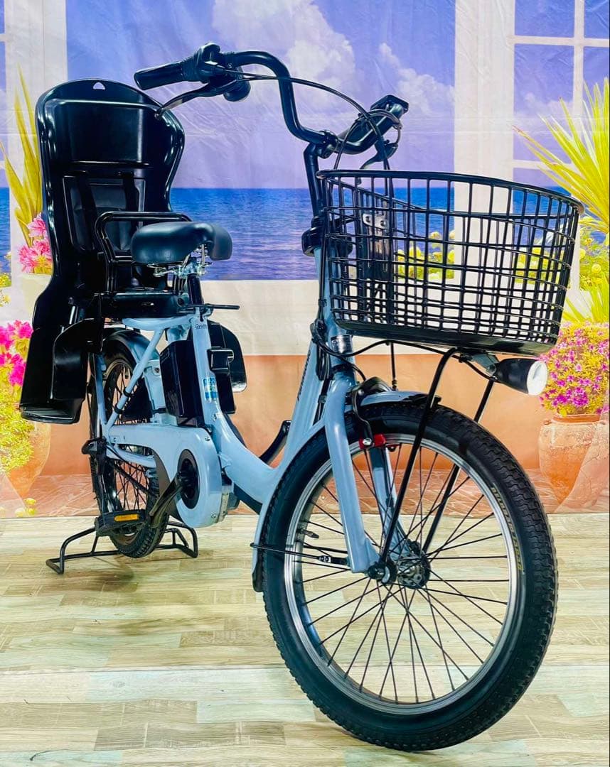 ギュットアニーズ⭐️16AH！パナソニック子供乗せ電動アシスト自転車Y3249