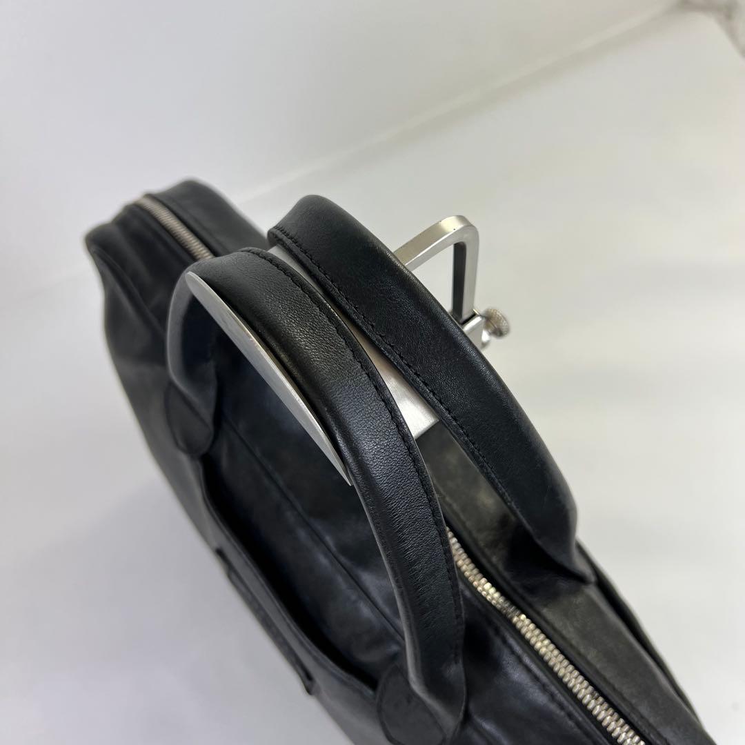 【2way✨】ロンシャン ビジネスバッグ ブリーフケース レザー A4可 黒