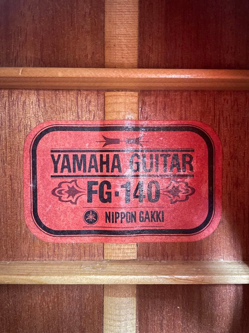 ★良品★希少★ YAMAHA　FG-140 【赤ラベル】ジャパンヴィンテージ