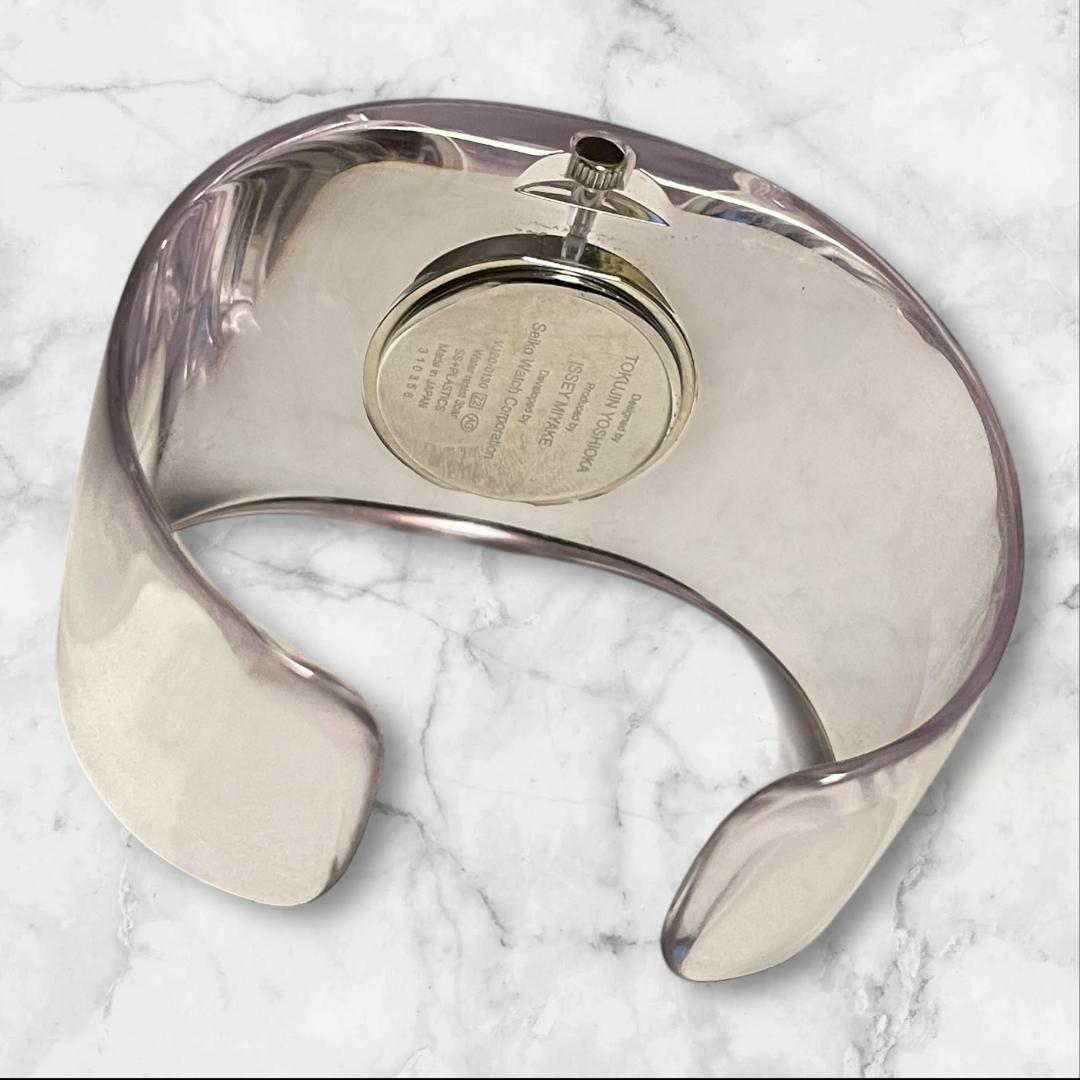 ISSEY MIYAKE 吉岡徳仁 バングルウォッチ クリア 腕時計