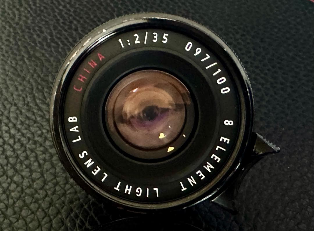 LIGHT LENS LAB M 35mm f/2 ブラックペイント フード