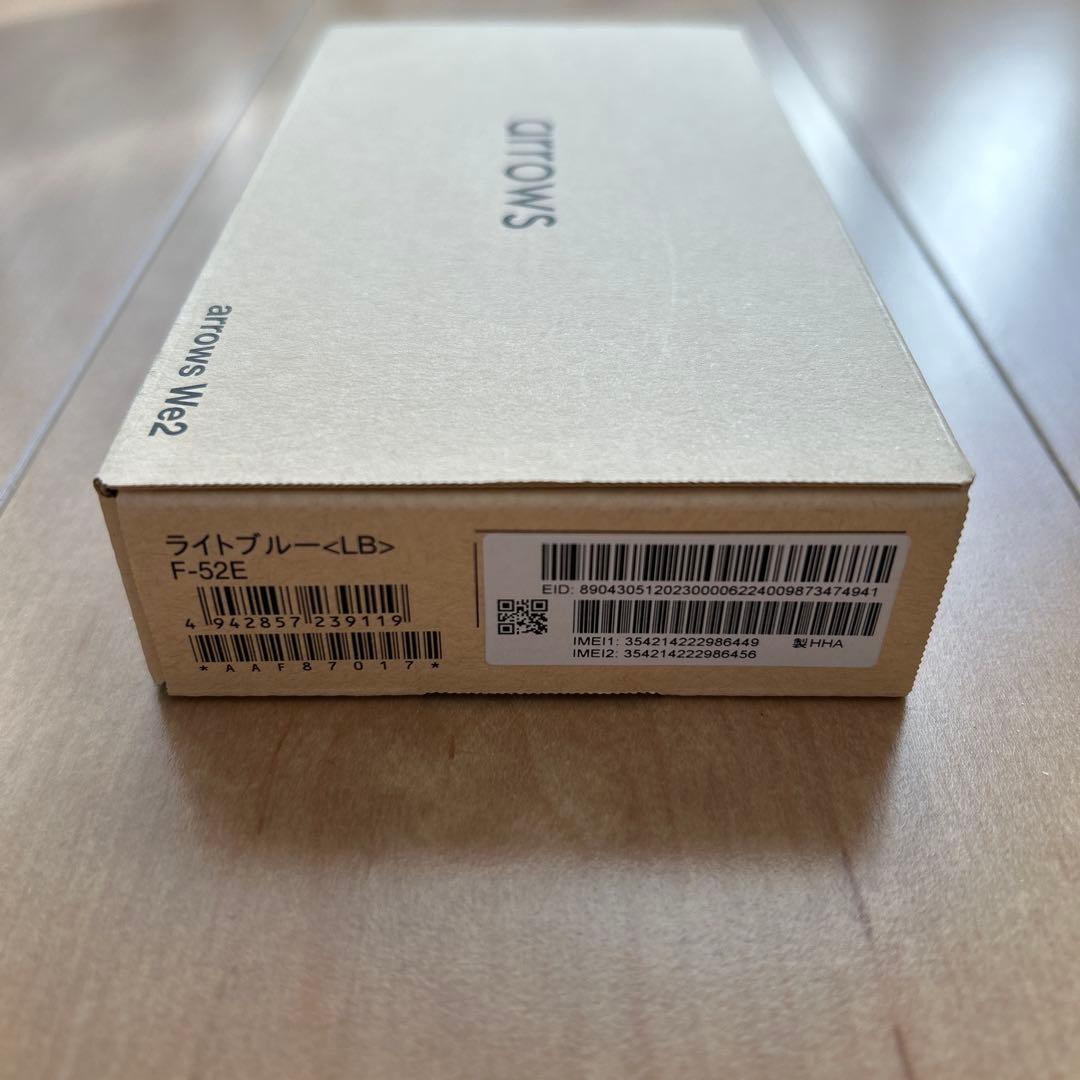 arrows we2　ライトブルー　未使用品