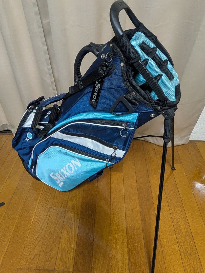 Srixon キャディバッグ ネイビー/ライトブルー