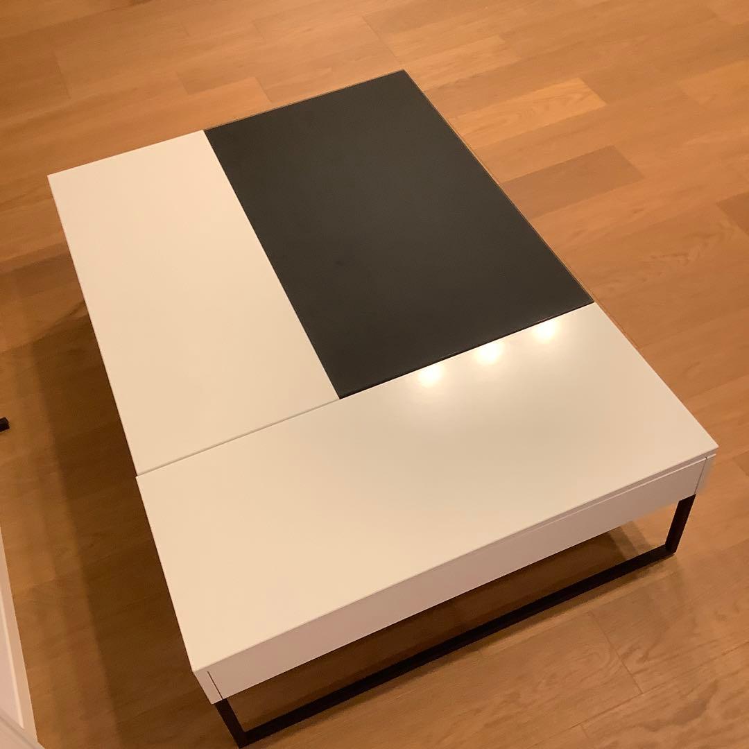 BoConcept Chiva ボーコンセプト ローテーブル 艶消し黒&白