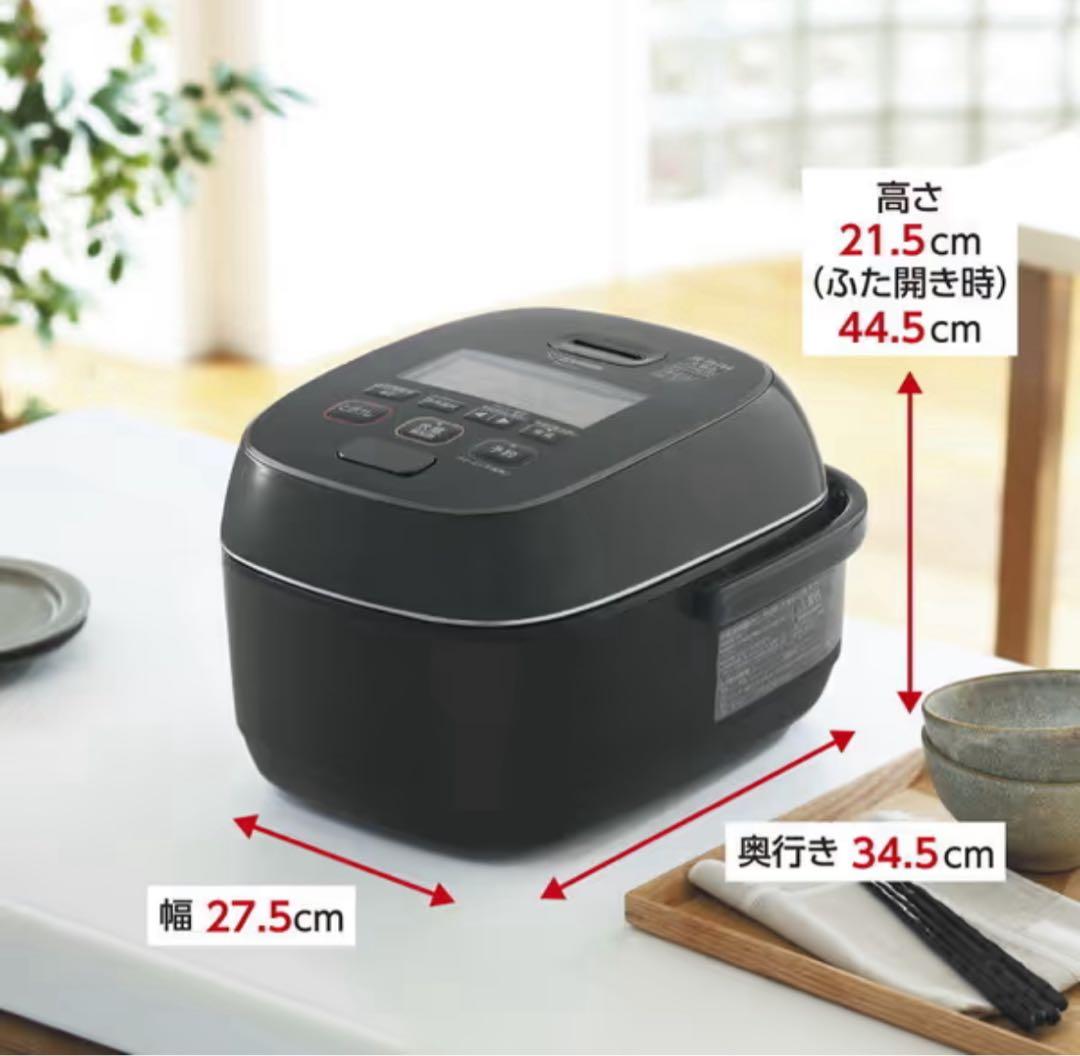 【圧力IH炊飯器5.5合炊き】象印 NW-JY10-BA ブラック