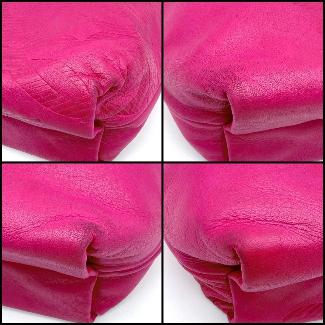 【良品】LOEWE ロエベ　アナグラム　巾着ショルダーバッグ　フラメンコ