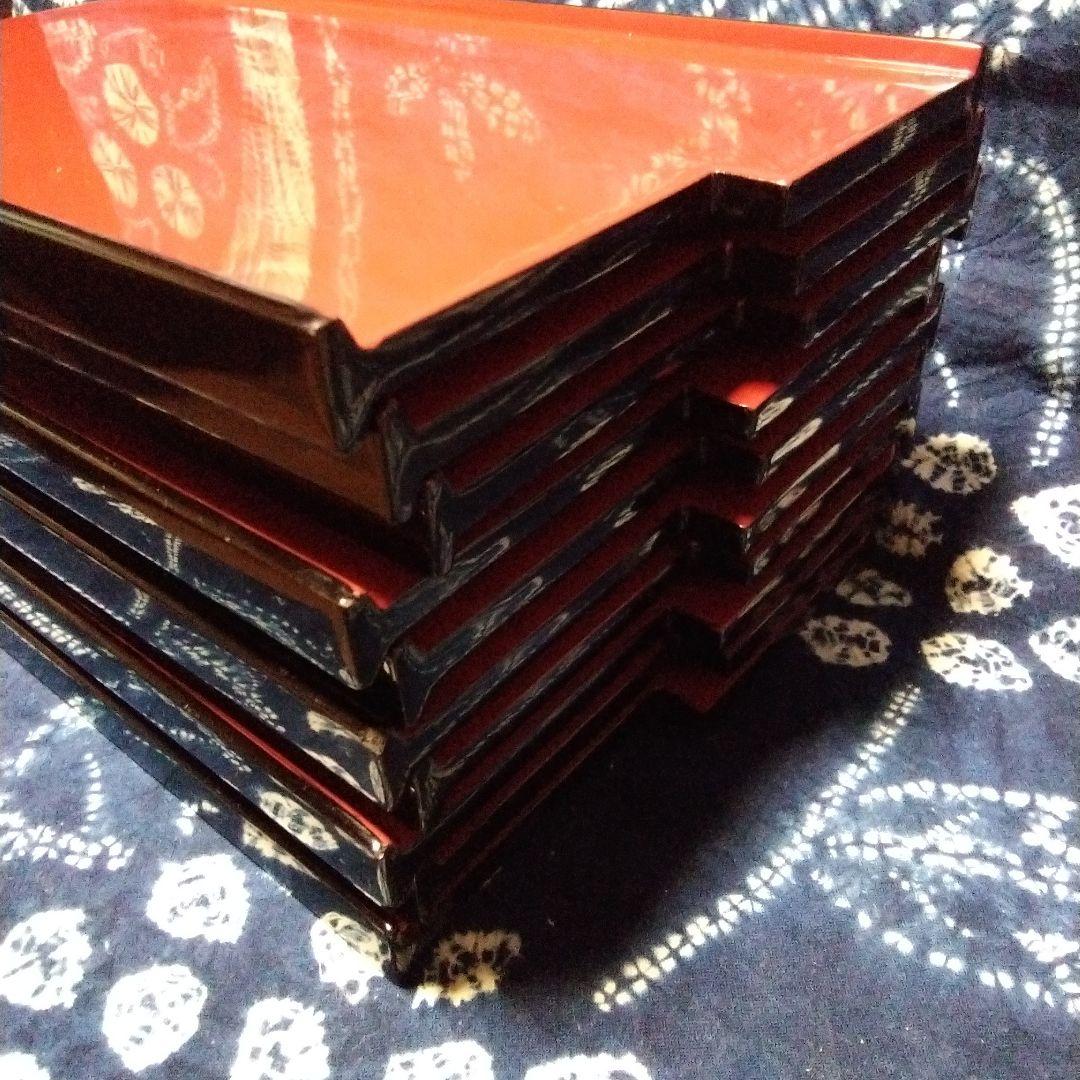 輪島塗　取り皿　八寸　美品　10枚　一箱