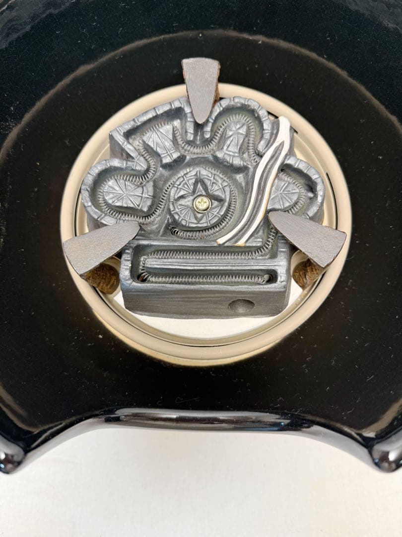 未使用 茶道具 黒真塗 紅鉢型 野々田商店製電熱器 佐藤浄清造 万代屋釜 共箱