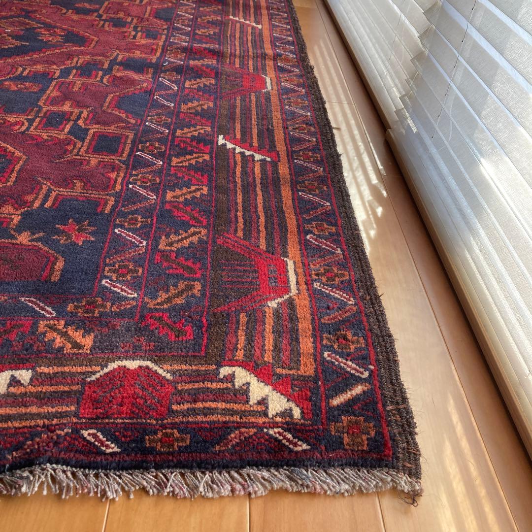 ★ tomo★ ヴィンテージラグ　トライバルラグ