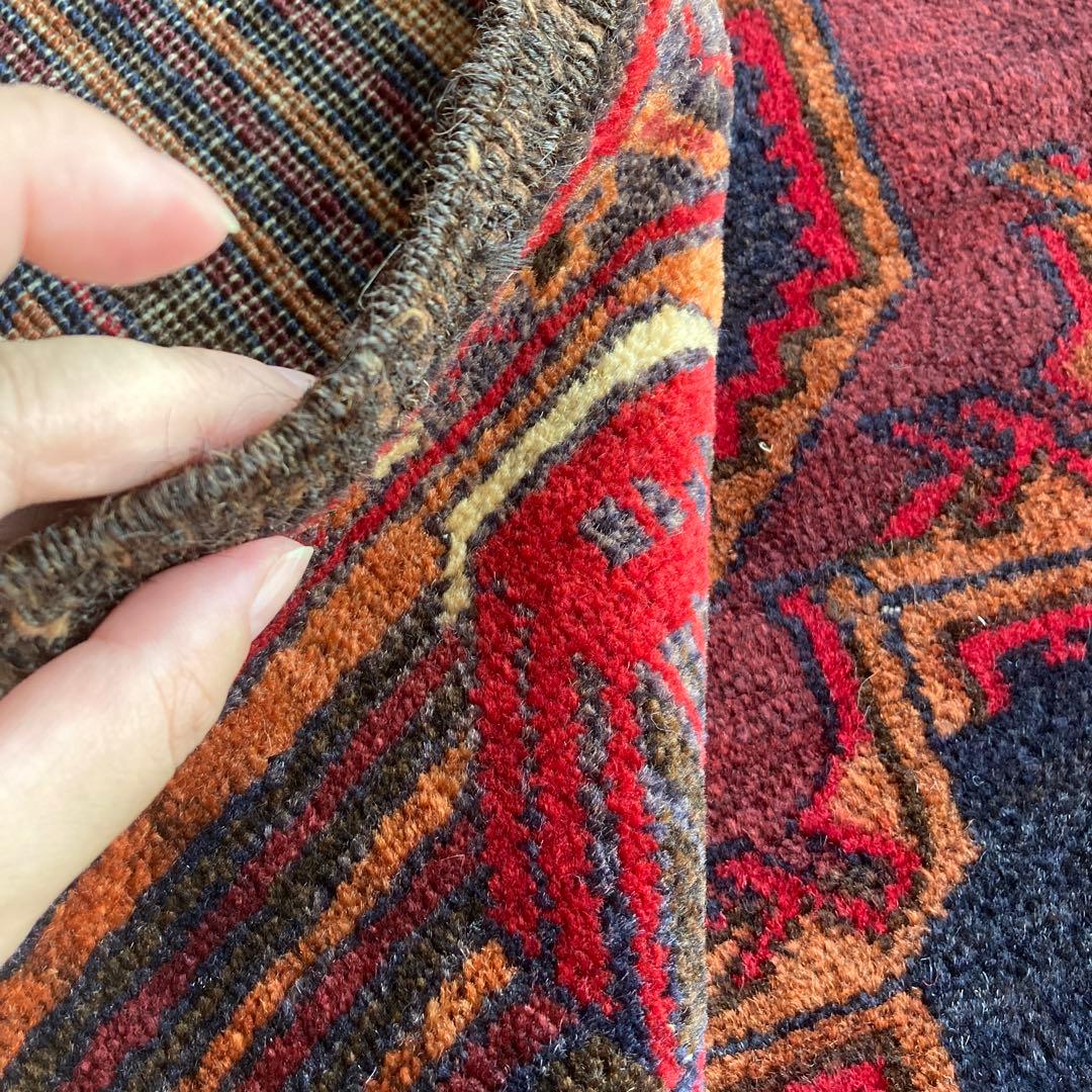 ★ tomo★ ヴィンテージラグ　トライバルラグ