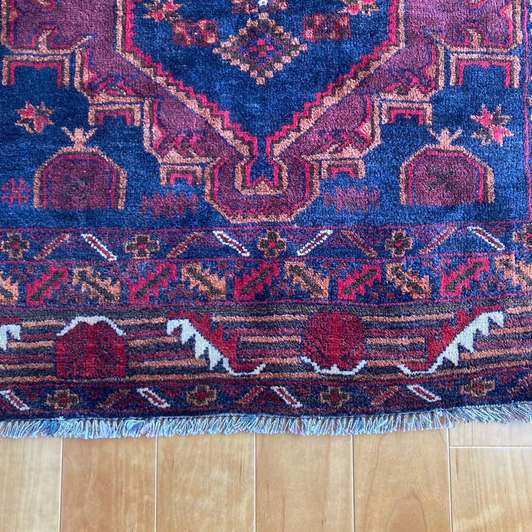 ★ tomo★ ヴィンテージラグ　トライバルラグ