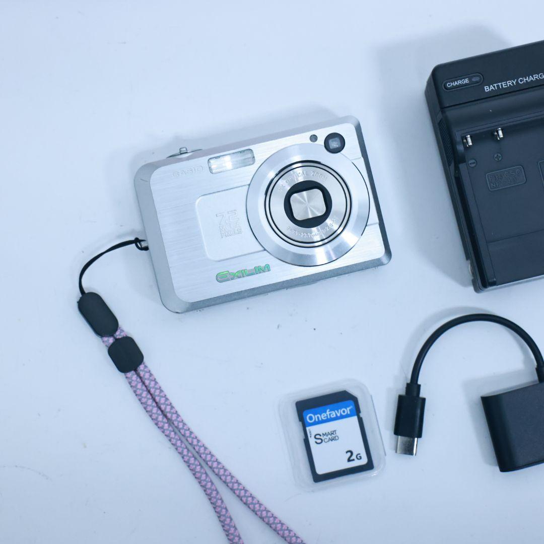 スマホ転送可 デジタルカメラ CASIO EX-z750 SDカード等付