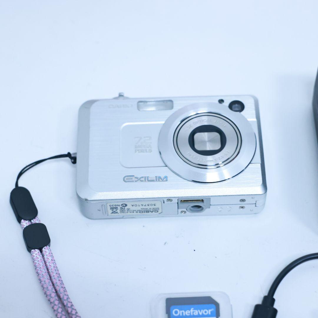 スマホ転送可 デジタルカメラ CASIO EX-z750 SDカード等付