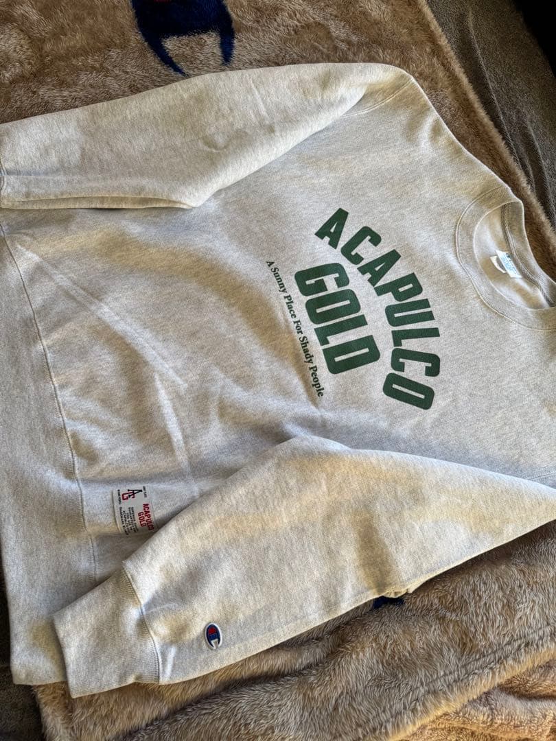【N】Champion ×ACAPULCOGOLD コラボ スウェットXL