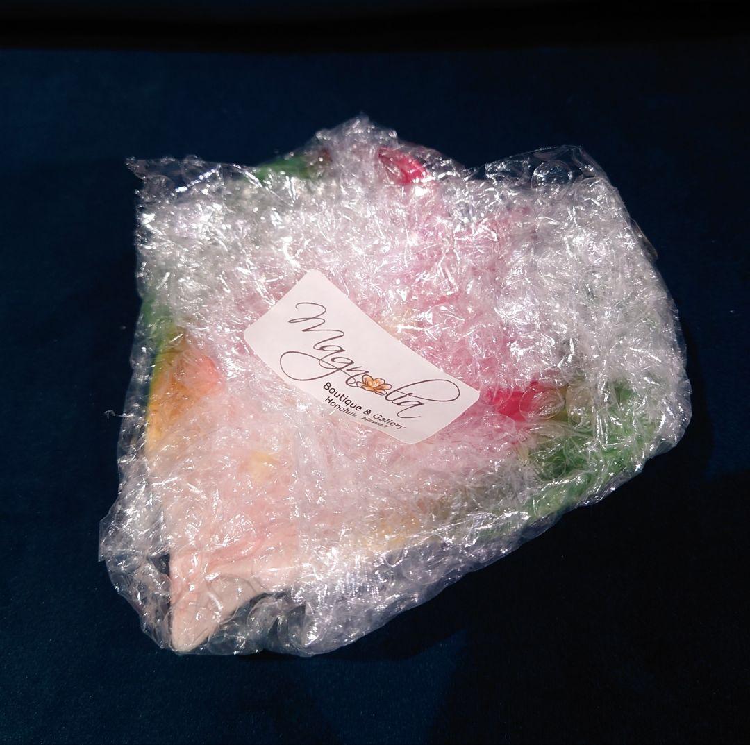 ハワイ製 陶磁器 アンスリウム【ハート型】小皿・小物入れ（現地購入品）