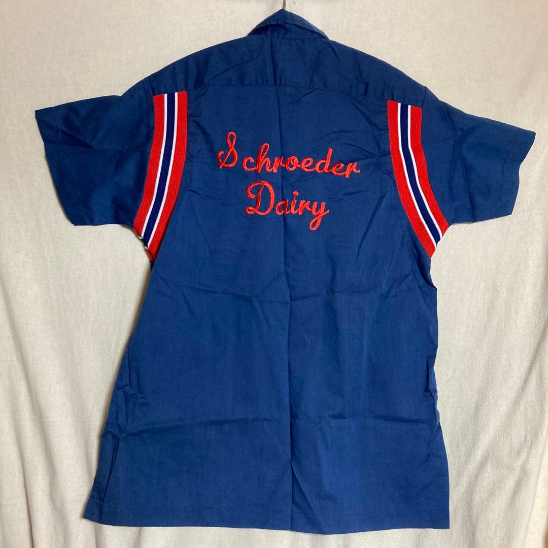 レディース USA製 HILTON ヒルトン ボーリングシャツ 34 アメカジ