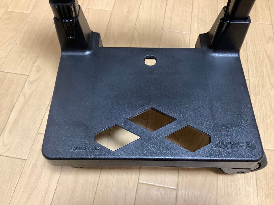 スワニー　キャリーバッグ　ストッパー付き　Mサイズ　超美品