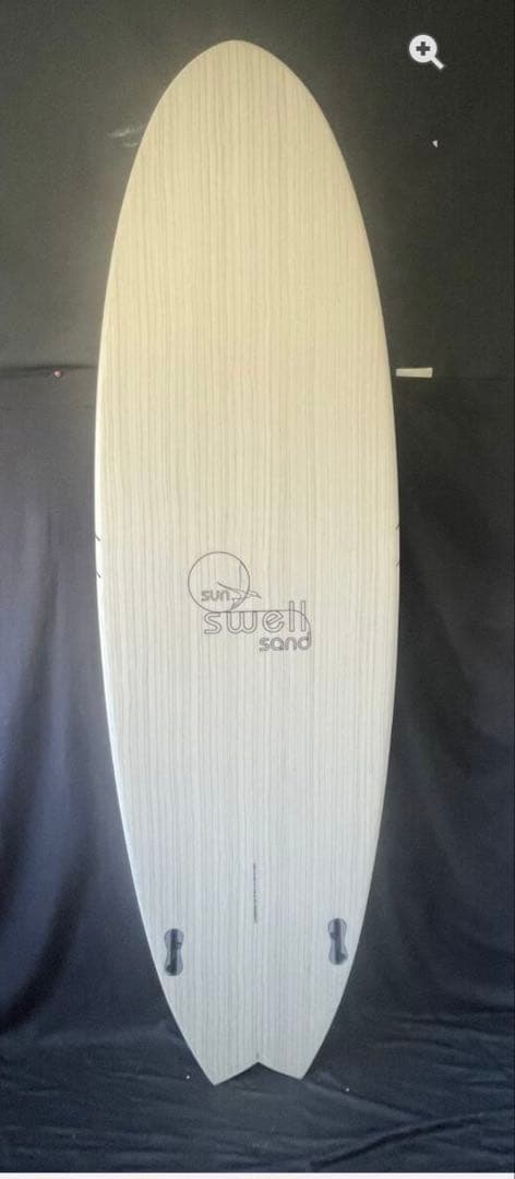 新品ウッドミッドツインフィッシュ6,10 ALOHA ミッドレングス