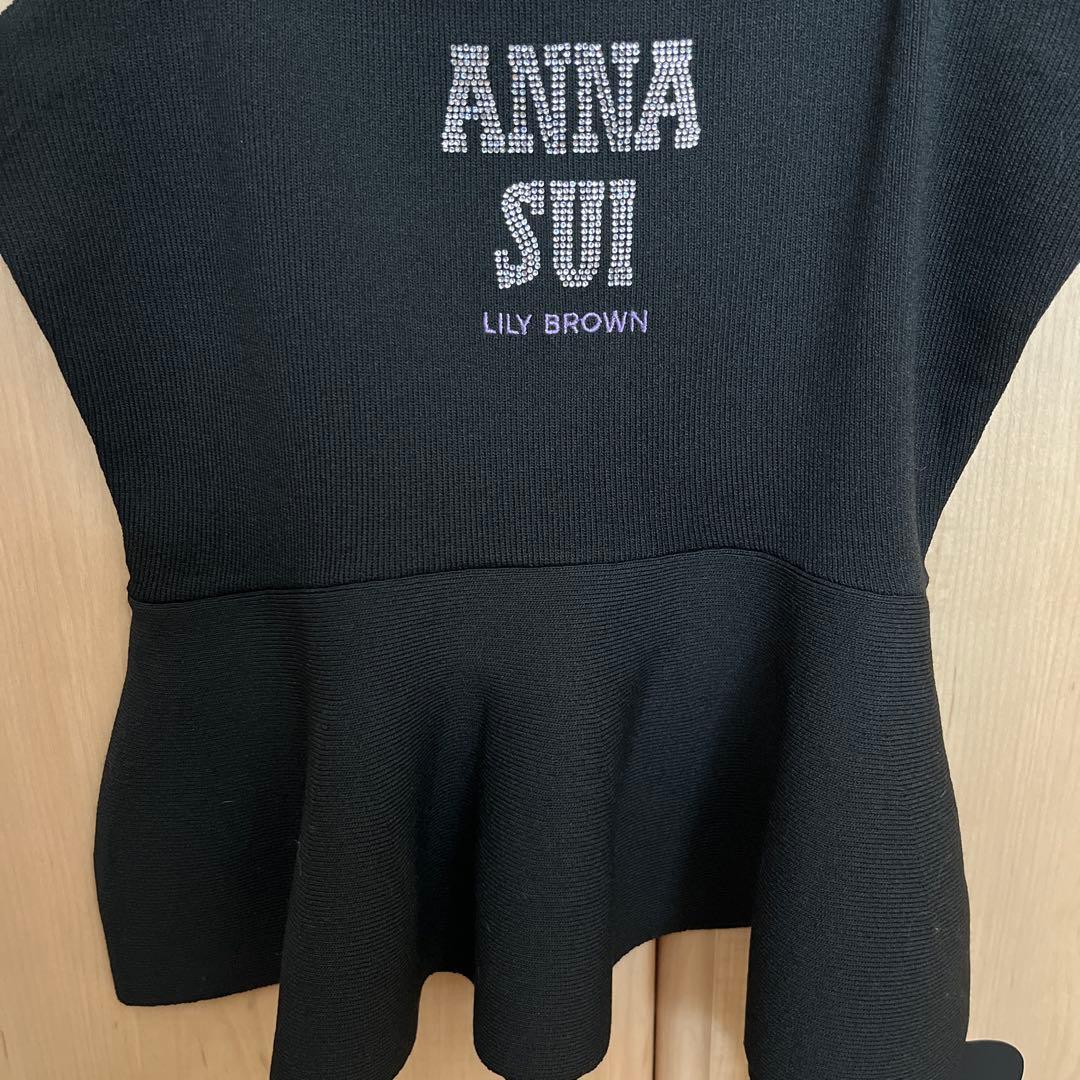 ★新品【LILY BROWN × ANNA SUI】ペプラムトップス