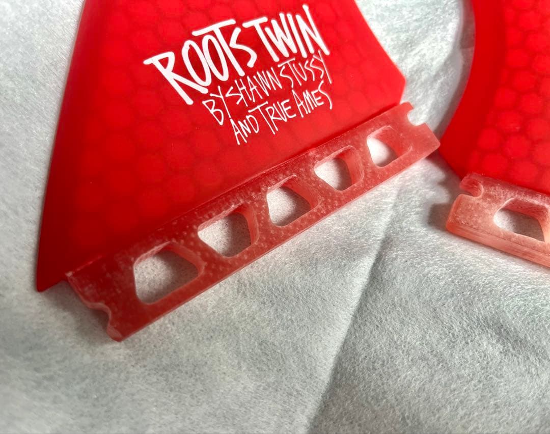 TRUE AMES STUSSY ROOTS TWIN TINTRED Sフィン